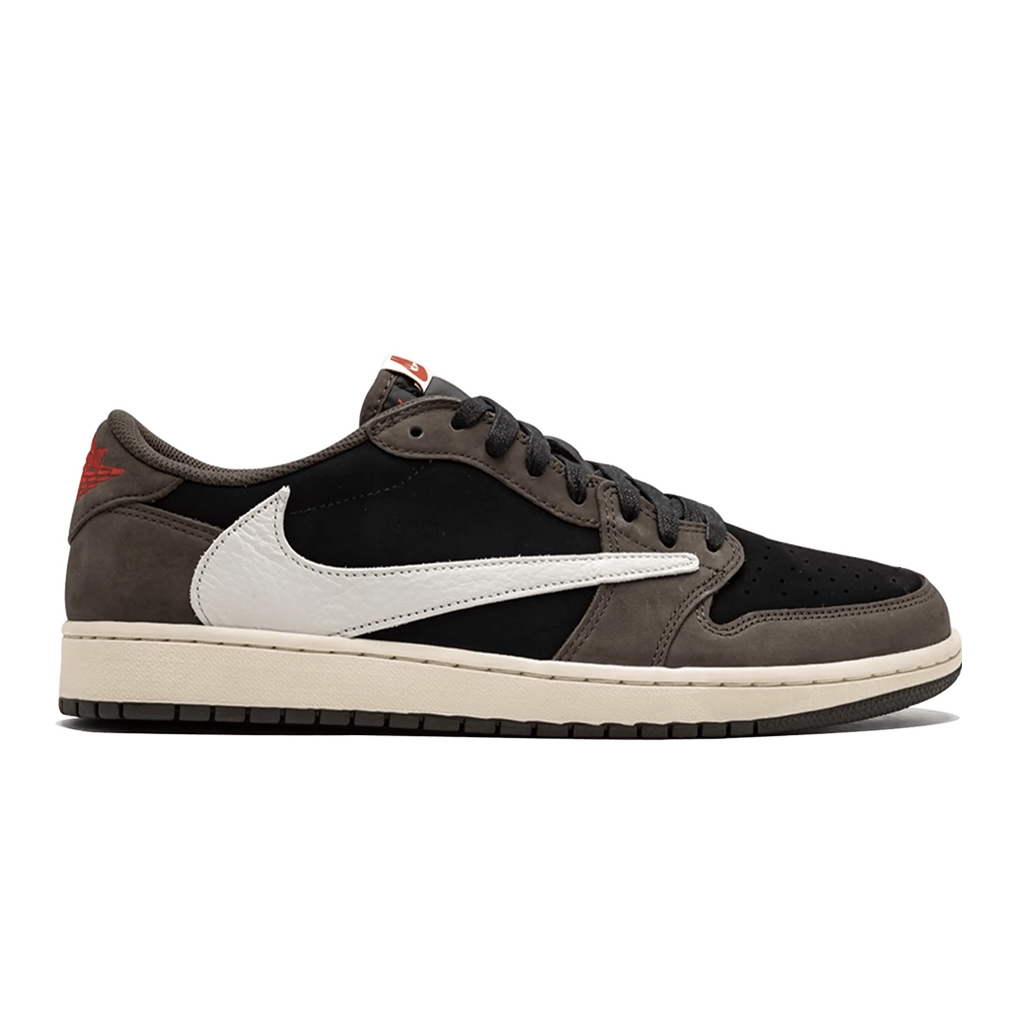 1 Air Jordan 1 Low x Travis Scott “Mocha” Black Dark Mocha Red – תמונה 1