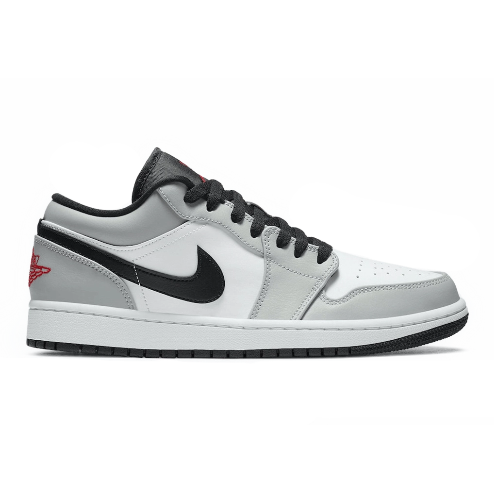 1 Air Jordan 1 Low Light Smoke Gray Gym Red White – תמונה 1