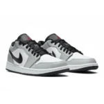 ⁦Air Jordan 1 Low Light Smoke Gray Gym Red White⁩ – תמונה ⁦2⁩