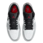 ⁦Air Jordan 1 Low Light Smoke Gray Gym Red White⁩ – תמונה ⁦4⁩