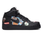 Nike Air Force 1 Mid ’07 x Supreme Black