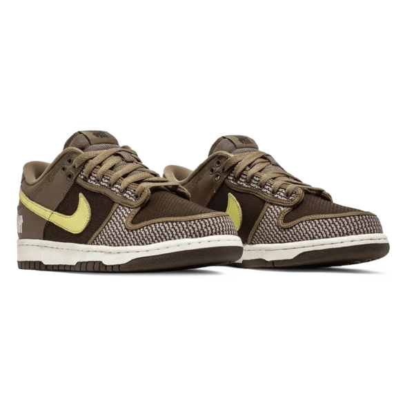 ⁦Nike Dunk Low SP x Undefeated Canteen Lemon Frost⁩ – תמונה ⁦2⁩