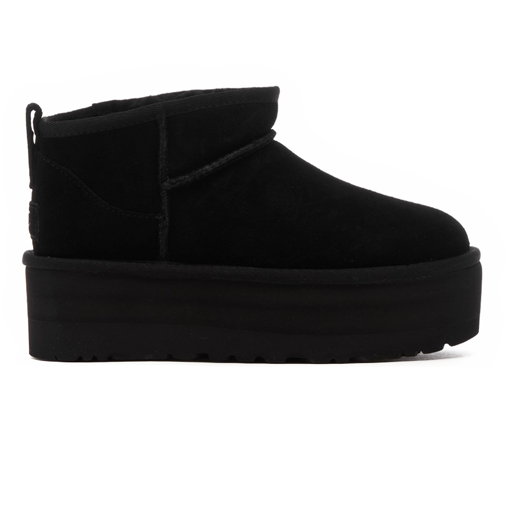1 UGG Classic Ultra Mini Platform Black – תמונה 1