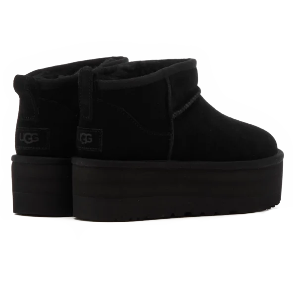 ⁦UGG Classic Ultra Mini Platform Black⁩ – תמונה ⁦3⁩