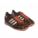 ⁦Adidas SL 72 RS Leopard Pony Hair Dark Brown Off White⁩ – תמונה ⁦2⁩