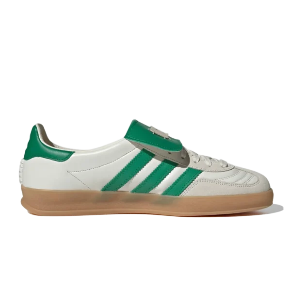 ⁦Adidas Gazelle x Foot Industry Off White Green⁩ – תמונה ⁦2⁩