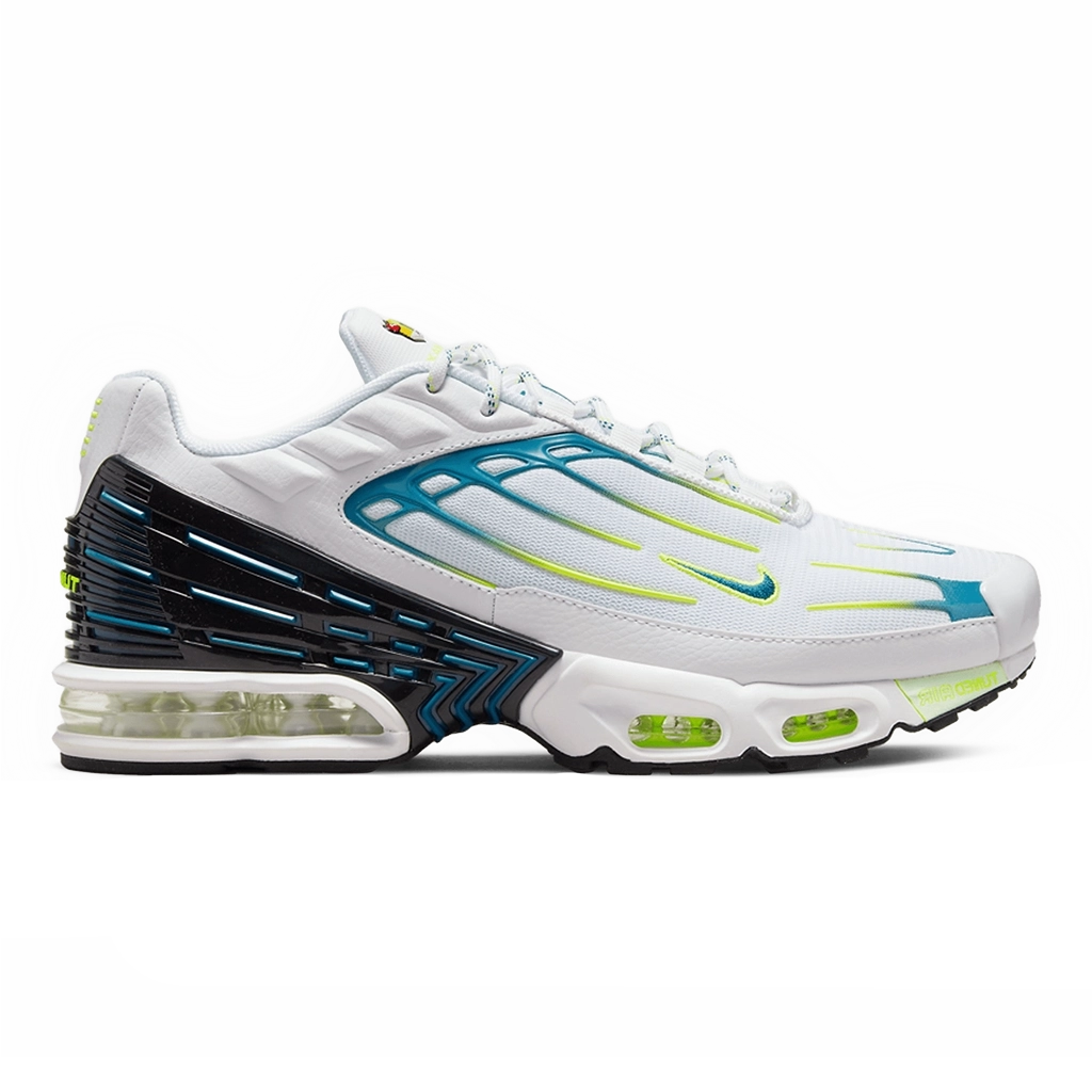 1 Nike Air Max Plus 3 White Volt Black Marina – תמונה 1