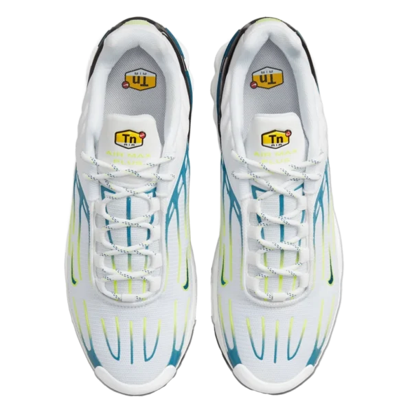 ⁦Nike Air Max Plus 3 White Volt Black Marina⁩ – תמונה ⁦4⁩