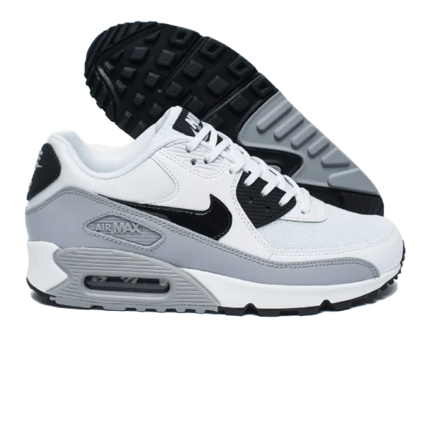 ⁦Air Max 90 White Black Wolf Grey⁩ – תמונה ⁦5⁩