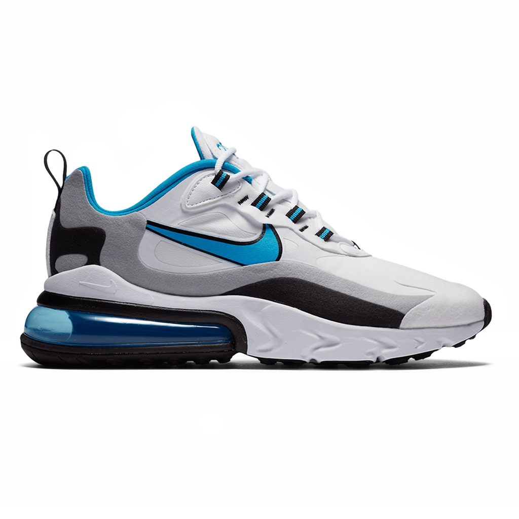 1 Nike Air Max 270 React White Light Blue Cool Grey – תמונה 1