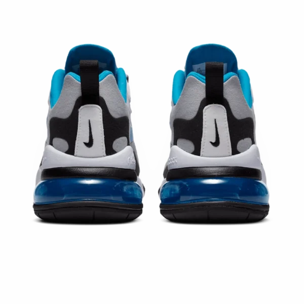 ⁦Nike Air Max 270 React White Light Blue Cool Grey⁩ – תמונה ⁦3⁩