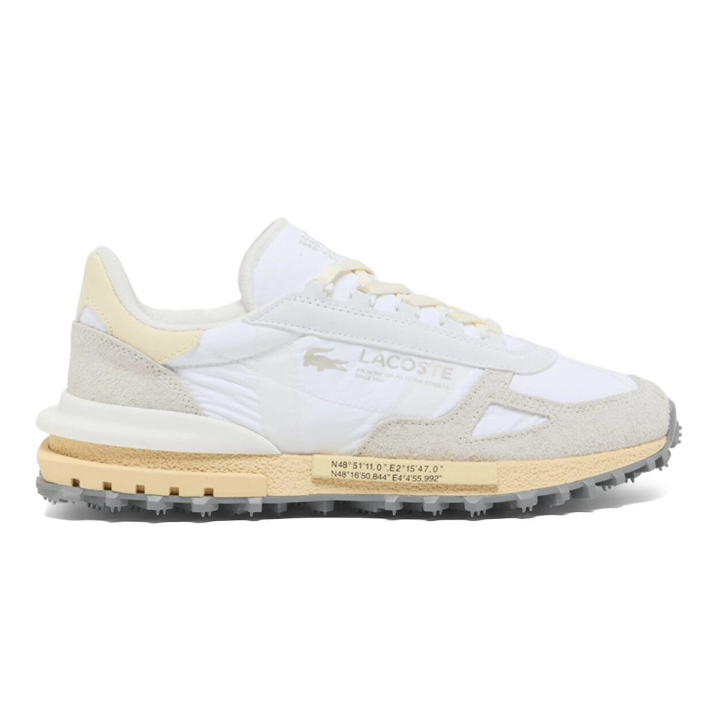 1 Lacoste Elite Active Sneakers White Light Yellow – תמונה 1