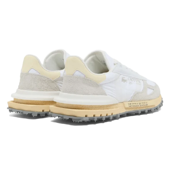⁦Lacoste Elite Active Sneakers White Light Yellow⁩ – תמונה ⁦3⁩