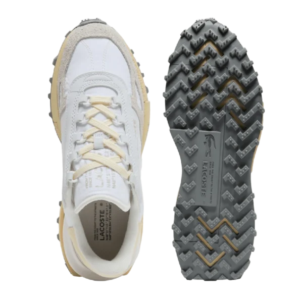 ⁦Lacoste Elite Active Sneakers White Light Yellow⁩ – תמונה ⁦5⁩