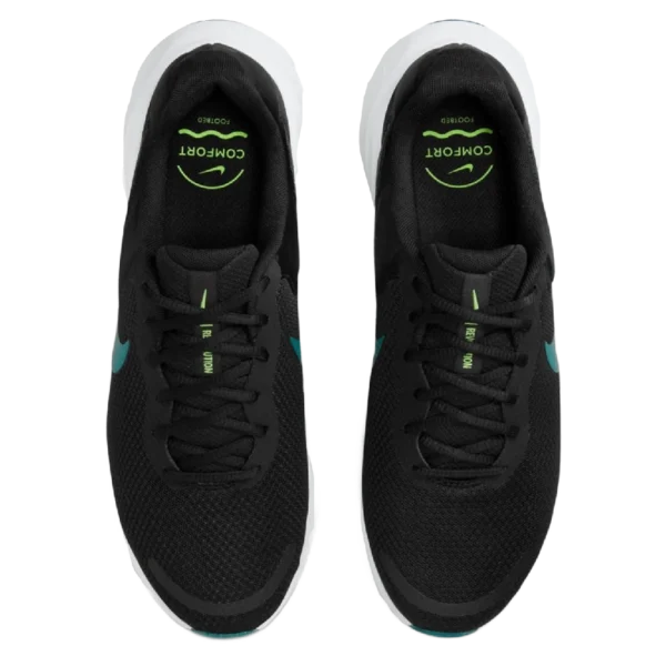 ⁦Nike Revolution 7 Black Geode Teal⁩ – תמונה ⁦4⁩