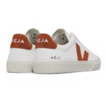 ⁦Veja Campo Leather Sneakers White Red⁩ – תמונה ⁦3⁩