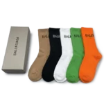 ⁦Balenciaga Bright Colors Long Socks Pack (5 Pairs)⁩ – תמונה ⁦2⁩