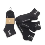 On Short Socks Pack Black (3 Pairs)