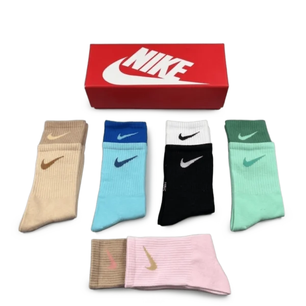 ⁦Nike Everyday Long Socks Pastel Colors (5-Pack)⁩ – תמונה ⁦2⁩
