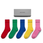 Balenciaga Bright Colors Long Socks Pack (5 Pairs)
