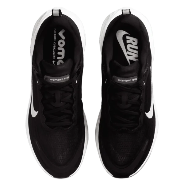 ⁦Nike Vomero Plus Extra Wide Black Cool Grey White⁩ – תמונה ⁦4⁩