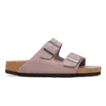 Birkenstock Arizona Soft Footbed Suede Leather Sandals Faded Purple Tonal