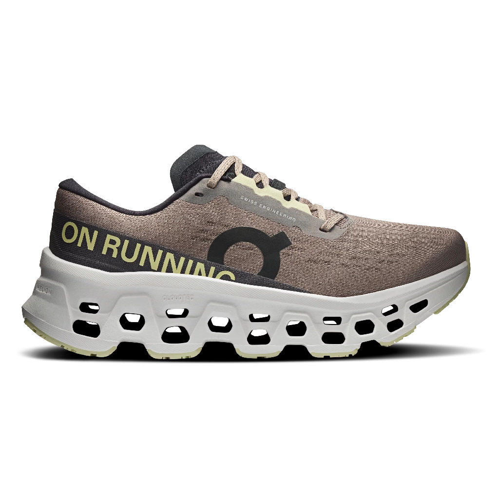 1-On Cloudmonster 3 Cinder Ivory On Cloudmonster 3 Cinder Ivory – תמונה 1